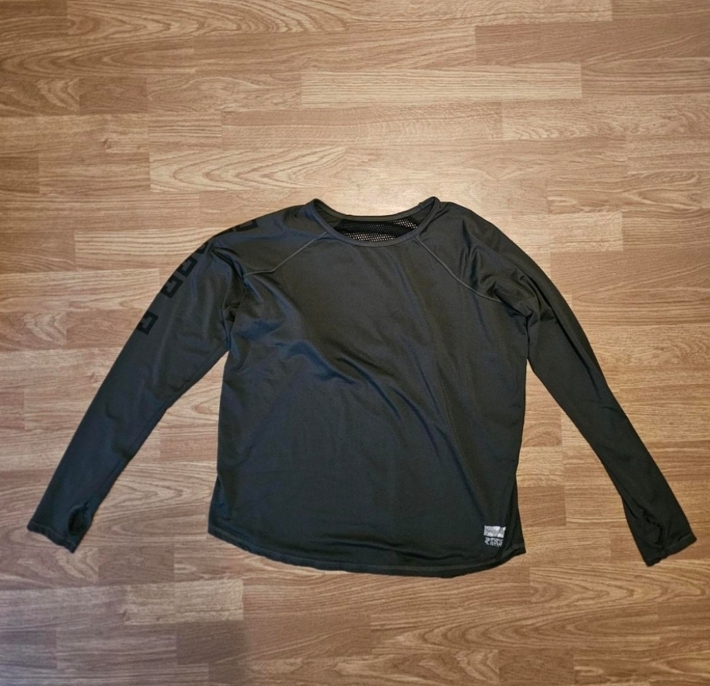 PINK By Victoria's Secret Olive Green Workout Long Sleeve
